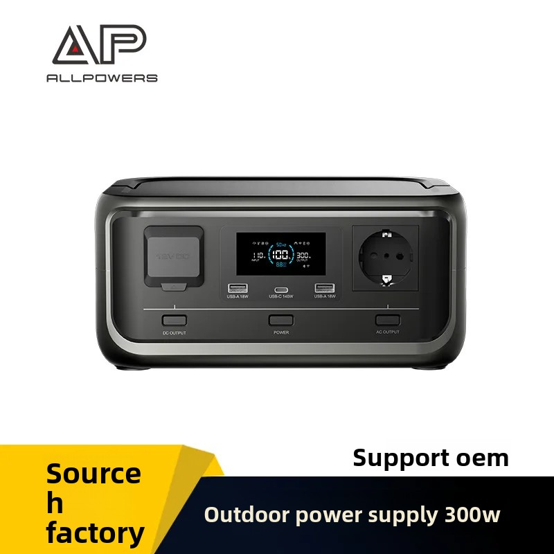 Outdoor Powerbank - Station d'alimentation portable P300, 300W LiFePO4,