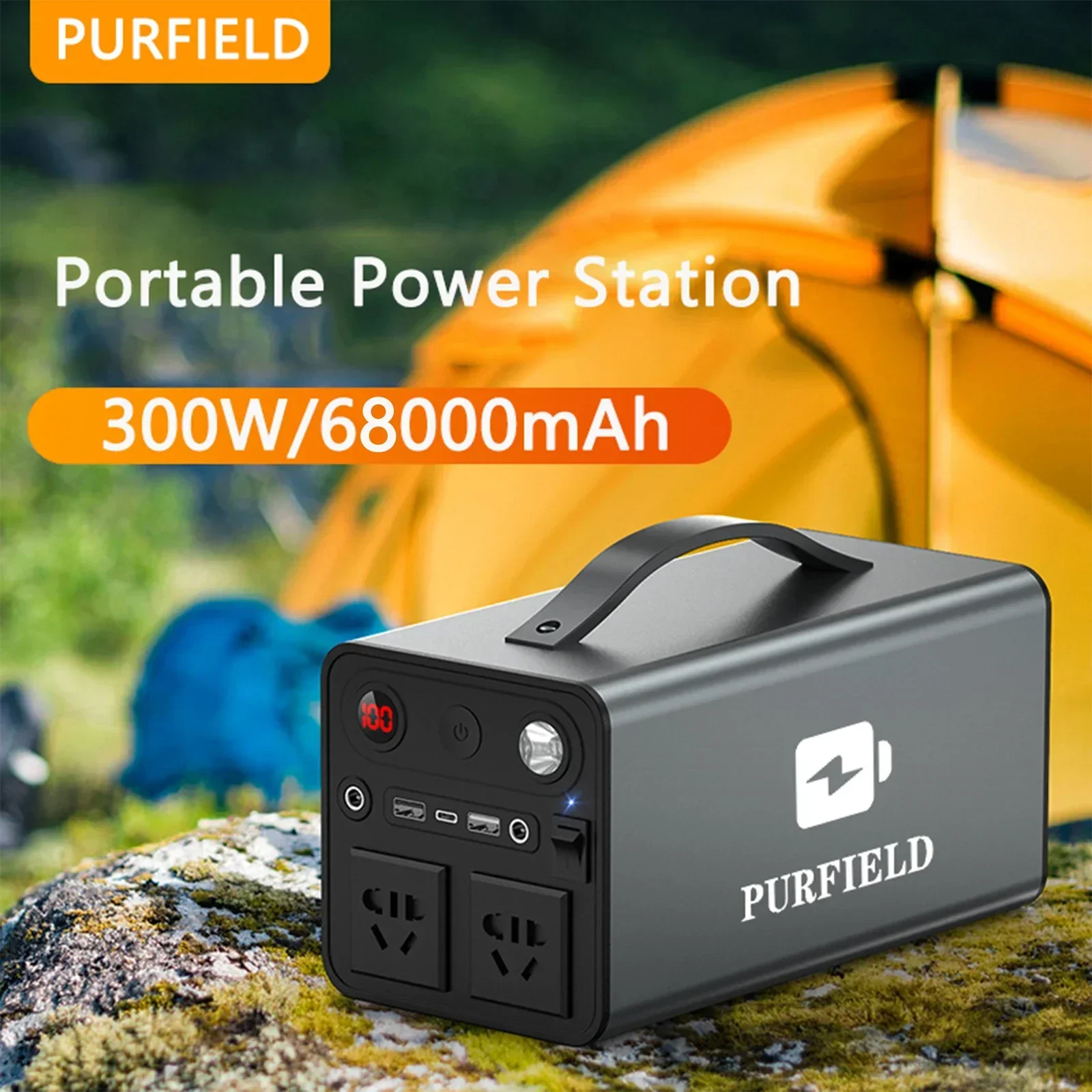 Outdoor Powerbank - PURFIefs-Batterie de générateur de station portable,