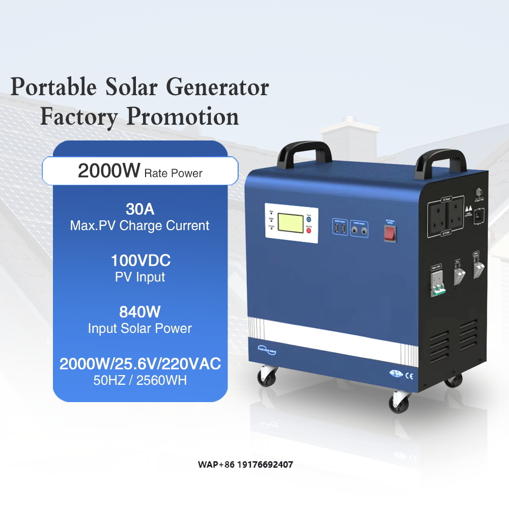 Outdoor Power Products - Générateur solaire 2kwPower 100Ah Lifepo4, produit