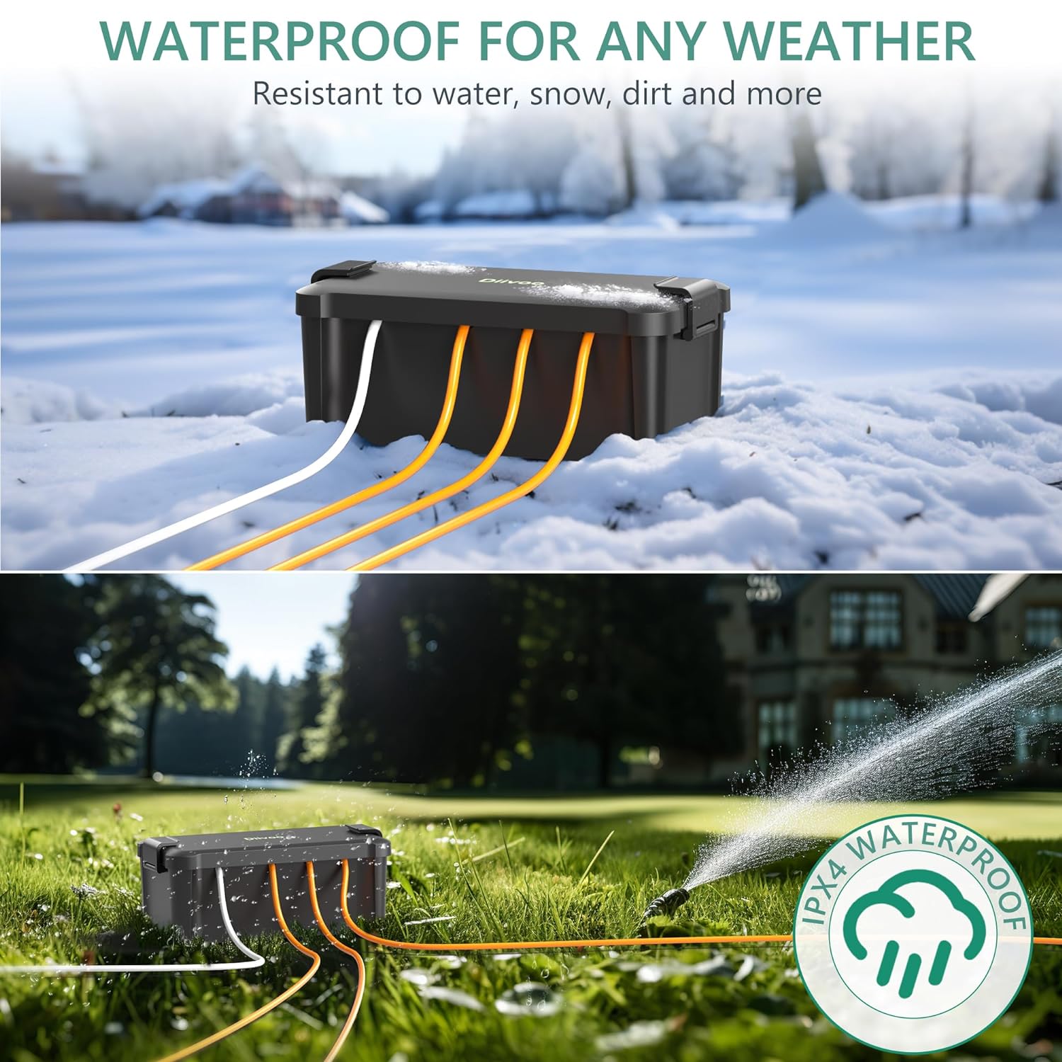 Diivoo – boîte électrique étan - Outdoor Power Distribution Box avis et prix