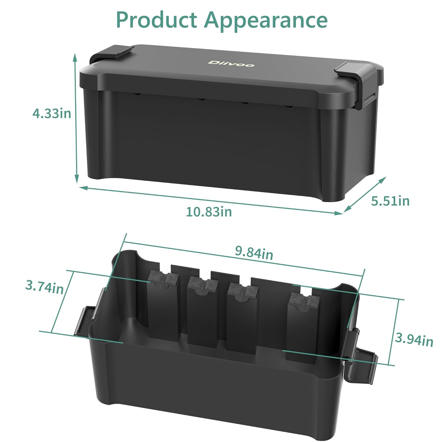 Diivoo – boîte électrique étan - Outdoor Power Distribution Box avis et prix