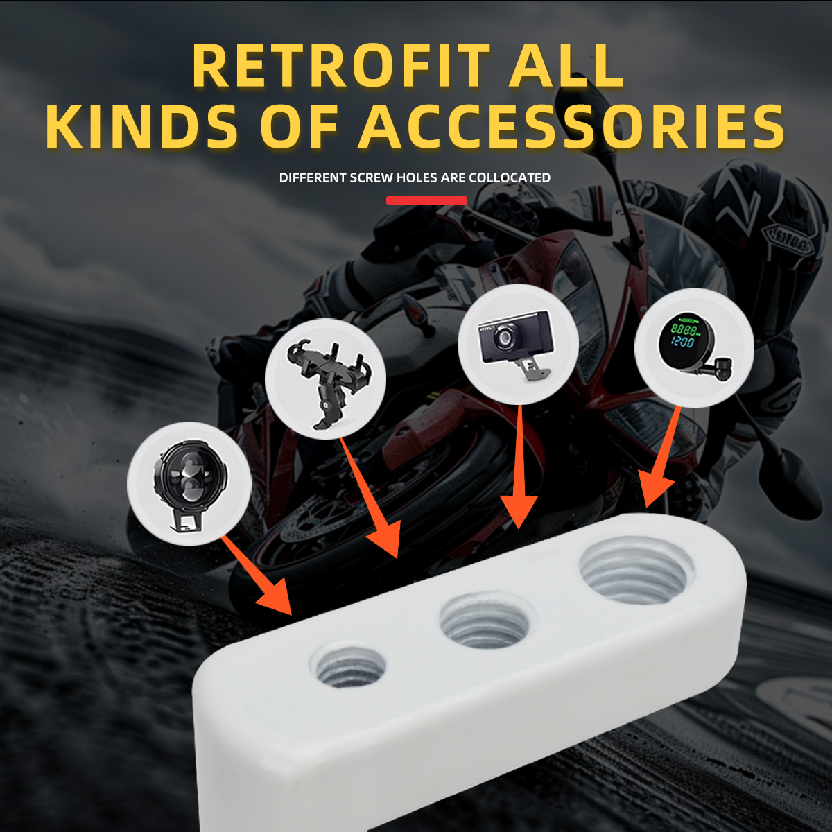 1/2 pièces Support universel à - Outdoor Power Products avis et prix