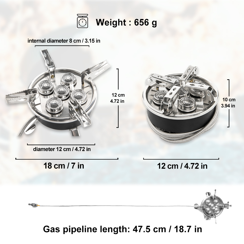 Widesea Camping 5in1 cuisinièr - Outdoor Power Equipment Brands avis et prix