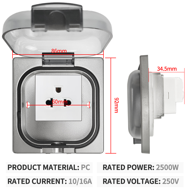 Prise extérieure étanche IP65, - Outdoor Power Distribution Box avis et prix
